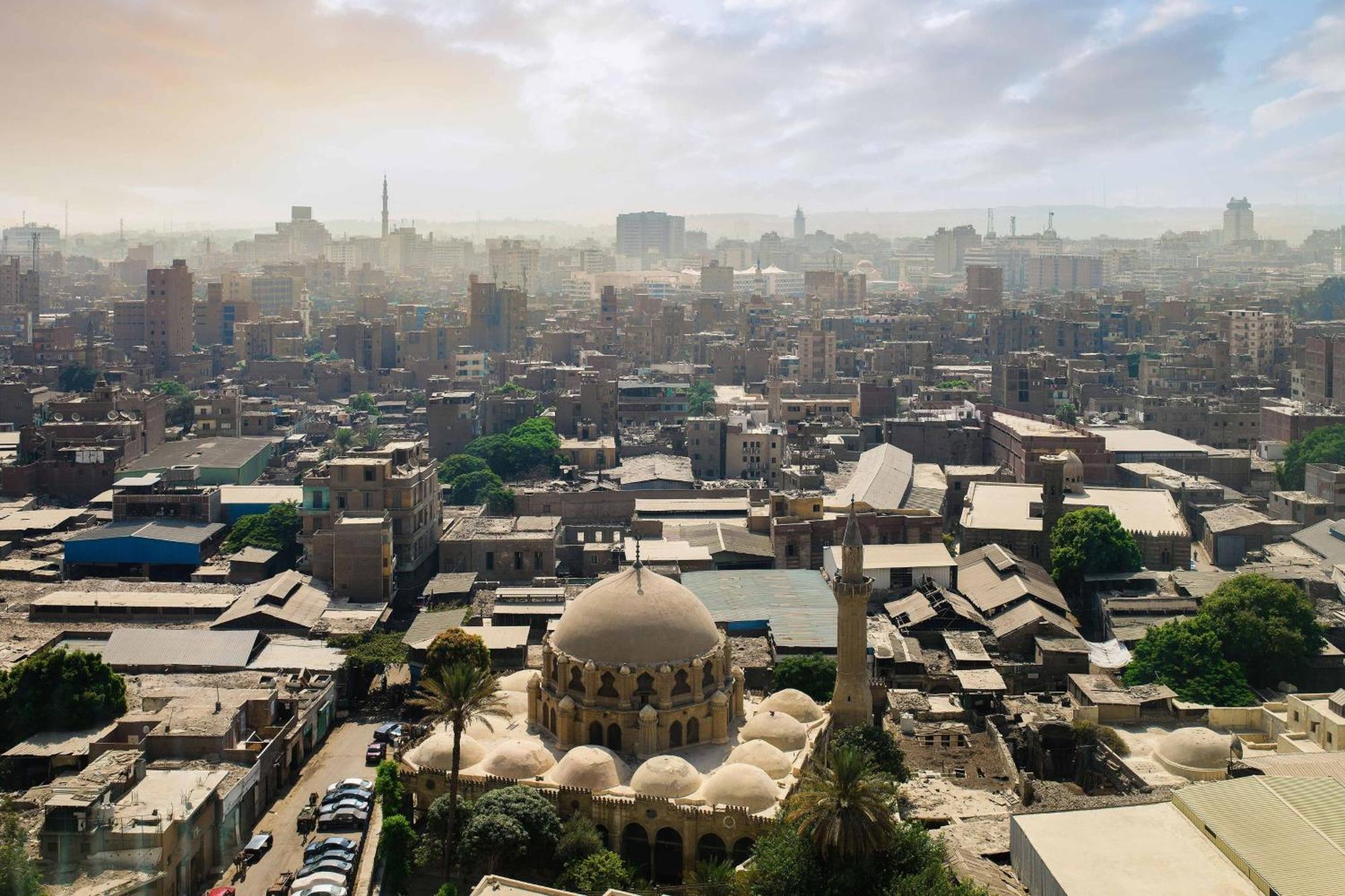 Hotel The St. Regis Il Cairo Esterno foto Cairo skyline